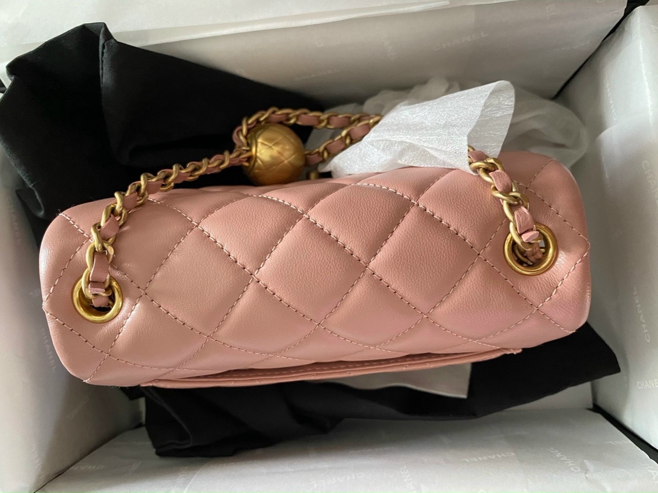 Túi Xách Chanel Mini Flap Bag With Top Handle Blue   Shop giày Swagger