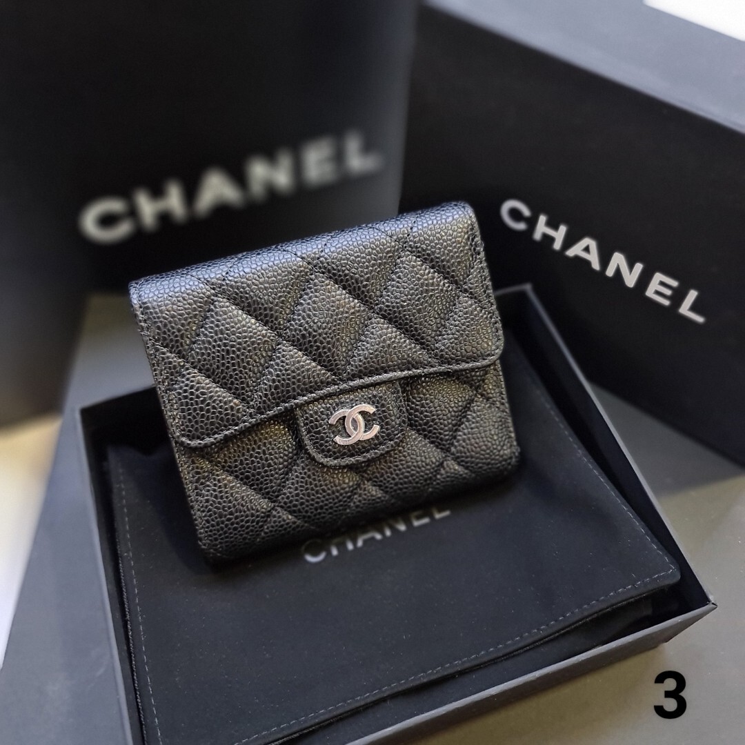 Mua Ví Chanel Classic Double C Metal Diamond Calfskin Flap TriFold Short  Màu Đen  Chanel  Mua tại Vua Hàng Hiệu h051016